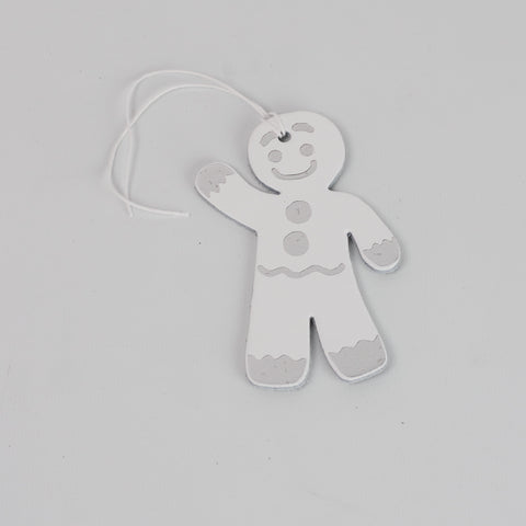 Leather Christmas Gingerbread Man Decoration