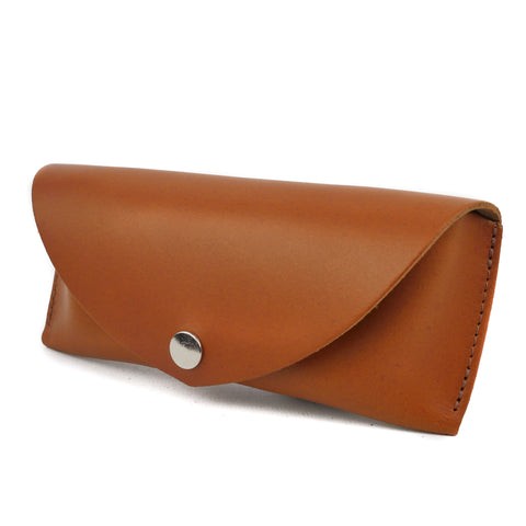 Tan Leather Sunglasses Case - Chroma