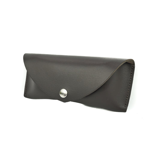 Black Leather Sunglasses Case - Chroma