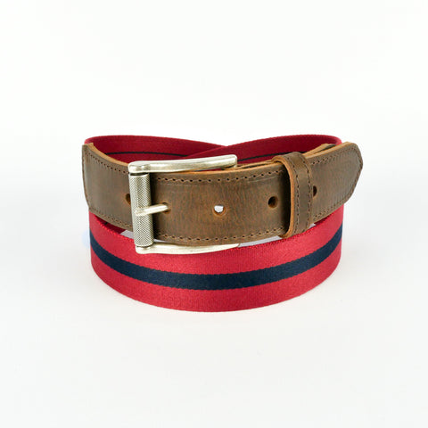 35 mm Webbing Red & Navy