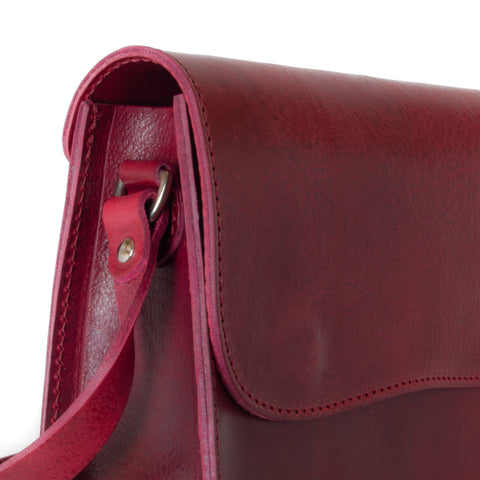 Vic - Missouri Burgundy Leather Bag